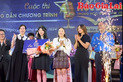 17 thí sinh tham gia cuộc thi Én học đường 2024 