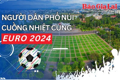 Người dân phố núi cuồng nhiệt cùng Euro 2024