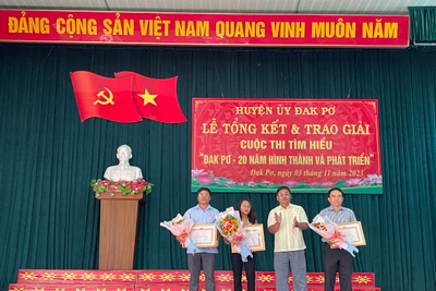 Hơn 29.700 bài thi tìm hiểu “Đak Pơ 20 năm hình thành và phát triển”