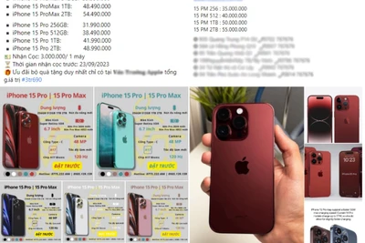 Cẩn trọng khi đặt cọc mua iPhone 15 