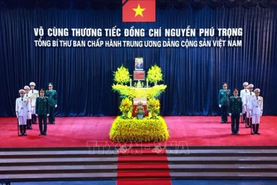 Truyền hình trực tiếp Lễ viếng Tổng Bí thư Nguyễn Phú Trọng