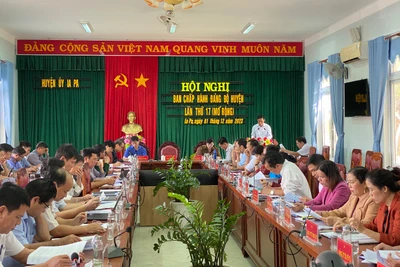 Ia Pa kết nạp 69 đảng viên trong năm 2023