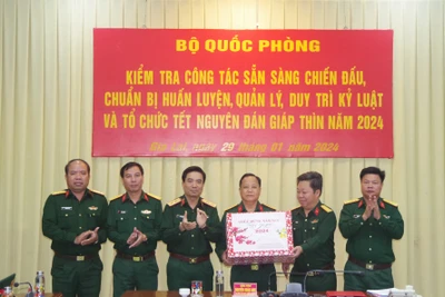 Bộ Quốc phòng kiểm tra công tác chuẩn bị huấn luyện, sẵn sàng chiến đấu tại Gia Lai