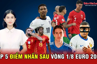 Tốp 5 điểm nhấn sau vòng 1/8 Euro 2024