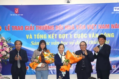 Giải thưởng Hội Nhà văn Việt Nam năm 2023: Văn xuôi 'áp đảo' thơ