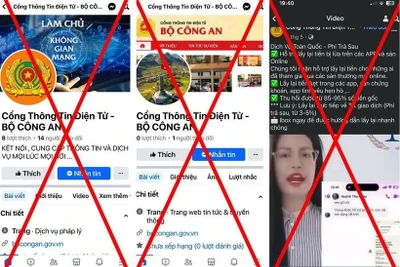 Cảnh báo thủ đoạn mạo danh Cổng thông tin điện tử Bộ Công an để lừa đảo