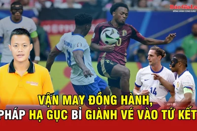 Vận may đồng hành, Pháp hạ gục Bỉ giành vé vào tứ kết