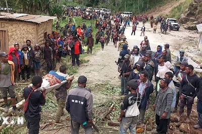 Lở đất tại Papua New Guinea: Hơn 670 người chết, 150 ngôi nhà bị chôn vùi