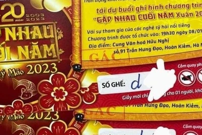 Hỗn loạn vé xem Táo Quân 2024