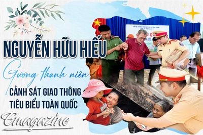 Nguyễn Hữu Hiếu: Gương thanh niên Cảnh sát Giao thông tiêu biểu toàn quốc