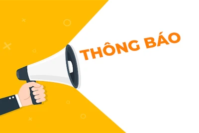 Thông báo bán đấu giá tài sản