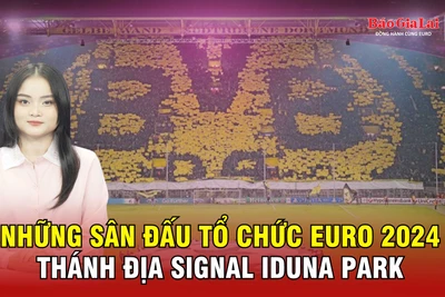 Chiêm ngưỡng vẻ đẹp của những sân bóng tổ chức Euro 2024: Thánh địa Signal Iduna Park 