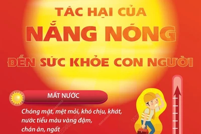 Tác hại của nắng nóng đến sức khỏe con người