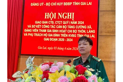 Bộ Chỉ huy Bộ đội Biên phòng giao ban công tác Đảng, công tác chính trị