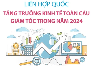 Liên hợp quốc: Tăng trưởng kinh tế toàn cầu giảm tốc trong năm 2024