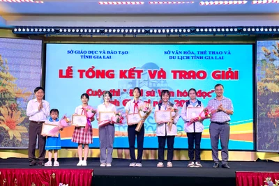 Gia Lai: Trao giải 3 cuộc thi về gia đình và văn hóa đọc 