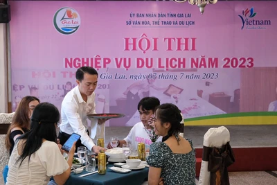 Gia Lai khai mạc Hội thi Nghiệp vụ du lịch