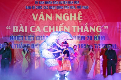 Đak Đoa tổ chức đêm nhạc "Bài ca chiến thắng" hướng về Điện Biên