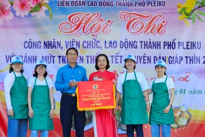 Pleiku: Hội thi làm bánh mứt truyền thống Tết Nguyên đán Giáp Thìn 2024