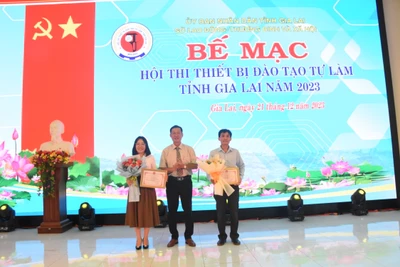 Trường Cao đẳng Gia Lai đạt giải nhất toàn đoàn Hội thi thiết bị đào tạo tự làm toàn tỉnh