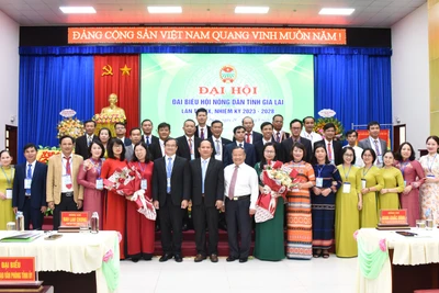 Đồng chí Võ Anh Tuấn tái đắc cử Chủ tịch Hội Nông dân tỉnh Gia Lai nhiệm kỳ 2023-2028