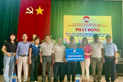 Mang Yang: Phát động phong trào thi đua chào mừng đại hội Mặt trận các cấp 