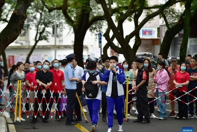 Trên 12,9 triệu người Trung Quốc tham gia kỳ thi đại học năm nay