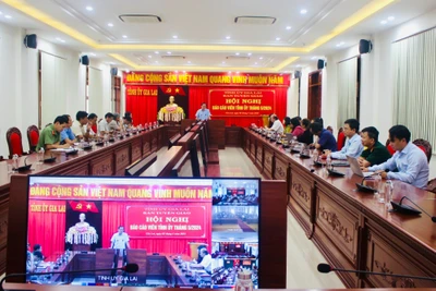 Gia Lai: 1.051 đại biểu tham dự hội nghị báo cáo viên Tỉnh ủy tháng 5-2024