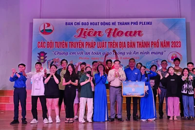 Phường Hội Thương đạt giải nhất Liên hoan các đội tuyên truyền pháp luật năm 2023