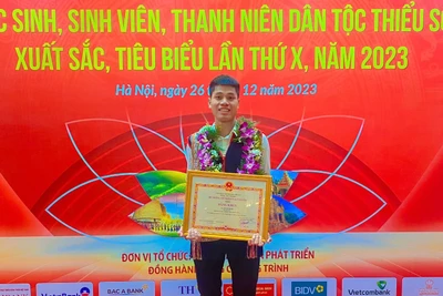 Gia Lai có 2 sinh viên dân tộc thiểu số tiêu biểu được tuyên dương 