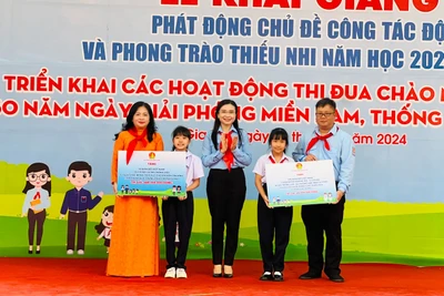 Hội đồng Đội Trung ương phát động chủ đề công tác Đội và phong trào thiếu nhi năm học 2024-2025