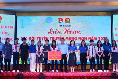 TP. Pleiku đạt giải nhất Liên hoan các đội tuyên truyền măng non năm 2023