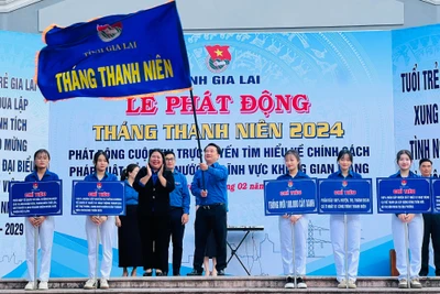 Tỉnh Đoàn Gia Lai phát động Tháng Thanh niên năm 2024