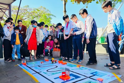 45 đội thi tham gia Ngày hội sáng tạo khoa học trẻ STEM DAY