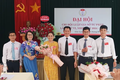 Đại hội Chi hội Luật gia Sở Tư pháp tỉnh Gia Lai lần thứ VI