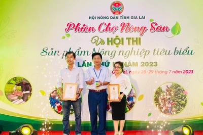 Trao 34 giải thưởng tại Hội thi "Sản phẩm nông nghiệp tiêu biểu" tỉnh Gia Lai lần thứ II-2023