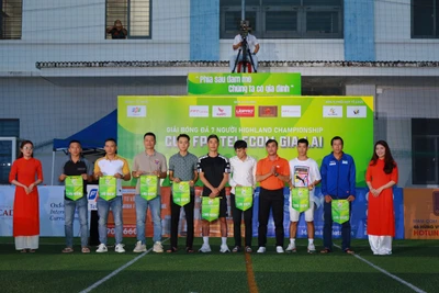 Khởi tranh Giải Bóng đá 7 người Highland Championship Cup FPT Telecom Gia Lai