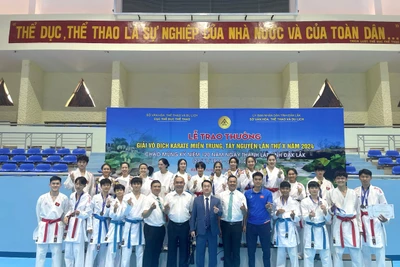 Gia Lai giành 7 huy chương vàng ở Giải vô địch Karate miền Trung-Tây Nguyên