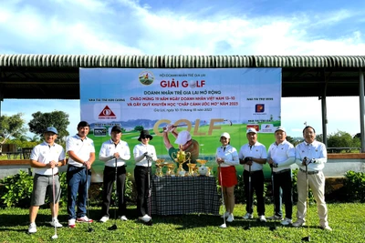 60 golfer tranh tài ở Giải Golf Doanh nhân trẻ Gia Lai mở rộng