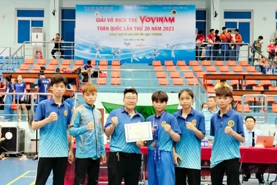 Gia Lai giành 2 tấm huy chương ở Giải Vô địch trẻ Vovinam toàn quốc