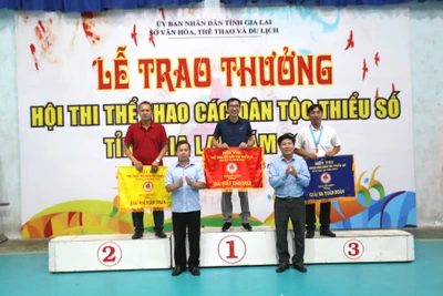 Pleiku giành ngôi nhất toàn đoàn Hội thi thể thao các dân tộc thiểu số tỉnh