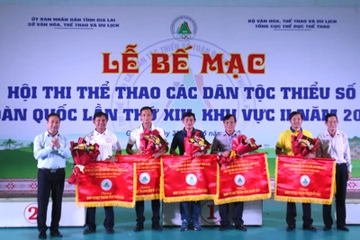 Đak Lak giành vị trí nhất toàn đoàn ở Hội thi thể thao các dân tộc thiểu số toàn quốc