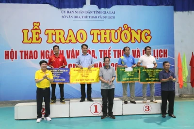 TP. Pleiku đứng nhất ở Hội thao ngành Văn hóa-Thể thao và Du lịch