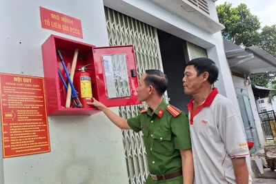 Tổ chức hội thi tổ liên gia an toàn phòng cháy chữa cháy