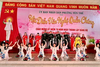 Yên Thế: Làng Bruk Ngol giành giải nhất toàn đoàn hội diễn văn nghệ quần chúng