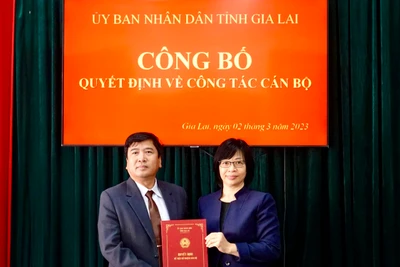 Ông Trần Bá Công giữ chức Phó Giám đốc Sở GD-ĐT tỉnh Gia Lai