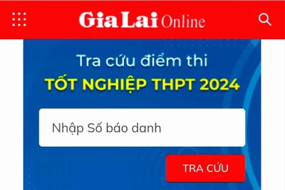 Thí sinh Gia Lai có thể tra cứu điểm thi tốt nghiệp THPT trên Báo Gia Lai điện tử