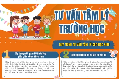 Sử dụng áp phích truyền thông về công tác xã hội và tư vấn tâm lý trường học