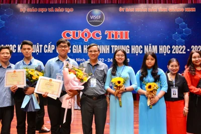 Gia Lai có 1 dự án đạt giải nhì cuộc thi Khoa học kỹ thuật cấp quốc gia học sinh trung học lần thứ 11