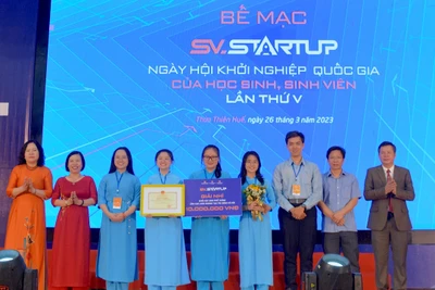 Gia Lai có dự án đạt giải nhì cuộc thi "Học sinh, sinh viên với ý tưởng khởi nghiệp lần thứ V"